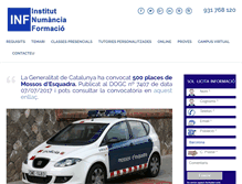 Tablet Screenshot of oposiciomossodesquadra.com